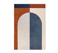 HDICUHNANU Alfombra de Salón, Alfombra Geométrica De Lujo Nórdica Rectangular Cómoda Poliéster Antideslizante Decoración del Hogar Estética(B,60 * 90cm)