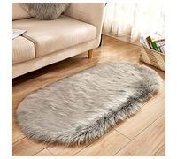 HDICUHNANU Alfombra de Salón, Alfombra Suave y Peluda de Lujo Piel sintética Alfombras Antideslizantes mullidas para Interiores Decoración del Hogar Estética(A,60x120cm)