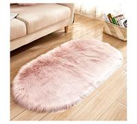 HDICUHNANU Alfombra de Salón, Alfombra Suave y Peluda de Lujo Piel sintética Alfombras Antideslizantes mullidas para Interiores Decoración del Hogar Estética(D,60x120cm)