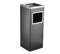 HDICUHNANU Cubo de Basura,Papelera Cubo De Basura Cuadrado Acero Inoxidable Restaurante Del Hotel Con Cenicero Centro Comercial Contenedor Residuos