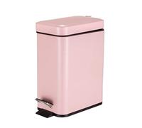 HDICUHNANU Cubo de Basura,Papelera Cubo De Basura Metal Para Dormitorio Pedal Rectangular Caja Papel Desecho Para El Hogar Contenedor Residuos