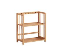 HDICUHNANU Estantes Cocina Estante De Almacenamiento For Horno Microondas Multicapa Madera Maciza, Exhibición, Estantería Simple, Piso For El Hogar, Gabinete For Dormitorio EstanterÍa de PanaderÍa