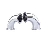 HDKYSWBUEJ 1PC 3" Tri Clamp x 76mm Pipe OD 304 Stainless Steel 90 Degree Elbow Fitting