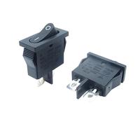 HDKYSWBUEJ 1PC KCD1-110 21x10mm SPST 2-Pin 250V6A Boat Switch Snap-in ON/Off Rocker Position RS601D1