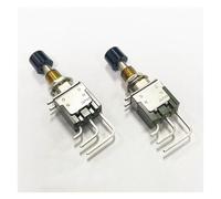 HDKYSWBUEJ 1PC MB-2065 Push-Button Switch, Self-Locking Switch, Control Switch, Side 3 Pins 6A125V