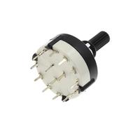 HDKYSWBUEJ 1pc RS26 3 Pole Position 4 Selectable Band Rotary Selector Switch Single Deck Rotary Switch Band Selector
