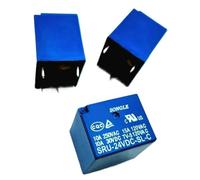 HDKYSWBUEJ 5PCS SRU - 05V 12V 24 vdc-SL-a - SL-c 4 Pin / 5 Pin 15A T70 DIY Circuit Board, Time Relay(SRU-05VDC-SL-A-4pin)