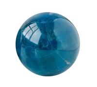 HDKYSWBUEJ Crystal Polished Blue Fluorite Ball Ornament for Divination Feng Shui Home Office Decor,50-60mm