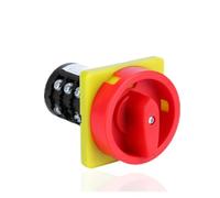 HDKYSWBUEJ HZ5B-20GS 4P 16Terminals Padlock Combination Switch 20A Conversion Power Cut Off Silver Control Electronic Starter