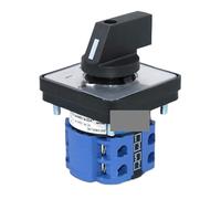 HDKYSWBUEJ SZW26/LW26-20 20A 660V 2Pole 8 Screws 0-4 5 Position 48X48 Panel Rotary Changeover CAM Switch