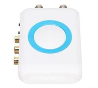 HDM66 HD Modulador, HD-MI a RF Convertidor de señal de TV digital 1080P con salida AV Soporte PAL NTSC Formato para el hogar Sistema de televisión multimedia (blanco)