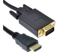 HDMI 19Pin A Svga 15 Pines PC O Portátil A Monitor TV Video Cable 1m