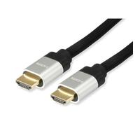 Equip Cable Mallado HDMI 2.1 Alta Velocidad 48Gbps 8K 60Hz Macho/Macho 15m Negro