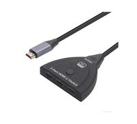 HDMI 2.1 Switch 3 Port 8K HDMI Switch Selector Box Supports 8K@60Hz 4K@120Hz