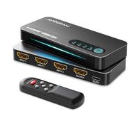 HDMI 2.1 Switch 3x1, AVIDGRAM 8K HDMI Conmutador 3 in 1 out con Control Remoto IR Swicther 4K 120Hz Auto Soporte 8K 48Gbps para Xbox Series X PS4 Pro PS5 UHD TV Monitor Projector