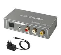 HDMI ARC Digital Audio Convertidor, 192kHz Convertidor Digital a Analógico HDMI ARC Coaxial Toslink a Estéreo R/L Coaxial con 3.5mm Jack Adaptador para BLU-Ray DVD PS4 TV