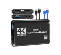 HDMI Capture Card - LECOO - 4K - Full HD 1080P - USB 3.0 - Compatible with Windows and Mac OS