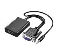 HDMI-compatible Adapter Cable VGA to HDMI-compatibe Converter Adapter for PC Laptops Display