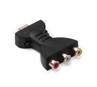 HDMI Compatible Male to 3 RCA Female Composite AV Audio Video Adapter Converter for TV
