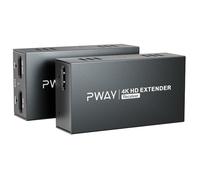 HDMI Extender 60m 4K@60Hz con Loop out, Transmisión de Larga Distancia, Soporte EDID/HDCP, Compatible con PC, TV, Proyector, PS5, Xbox - Extensor HDMI con Salida Local