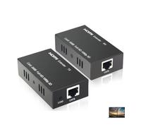 HDMI EXTENDER ETHERNET CAVO DI RETE LAN OVER CAT6 60 METRI HDMI 3D FULLHD 1080P