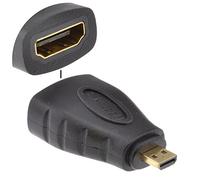 HDMI Femenino Enchufe a Micro HDMI Masculino Clavija Adaptador para HDMI Cables
