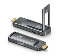 HDMI Inalámbrico, AIMIBO HDMI Transmisor y Receptor Inalámbrico 5G, Doble Antena, 1080P@60Hz, Plug and Play, 165FT/50M, Transmisión de Vídeo&Audio para Computadora Portátil, Cámara, PC, Proyector, TV