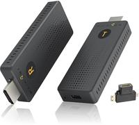 HDMI Inalámbrico, FAIRBEE 4K Transmisor y Receptor HDMI Inalámbrico, Plug & Play, Transmisión Inalámbrica 98FT para Streaming de Video/Audio-Computadora Portátil, PC, Proyector, TV (wh200(Blanco))