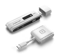 HDMI Inalámbrico Transmisor y Receptor, Lemorele 5G 50M/165FT Wireless Transmitter and Receiver Apoyo 8 TXS a 1 RX, FHD Emisor HDMI Inalambrico para Transmitir Videos Files from Laptop/PC to HDTV