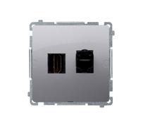 HDMI + Ordenador RJ45 Simon Basic BMGHRJ45.01/21 Hembra