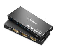 HDMI Splitter 1 in 2 out 8K 60Hz, AVIDGRAM 2 Port Divisor con Auto, Copy, Downscaler EDID Mode, 4K 120Hz HDMI Duplicator, Compatible con Xbox Series X, PS4 Pro, PS5, BLU-Ray Player