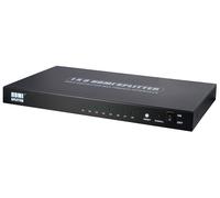 Hdmi?-splitter distributes the signal from an input source to 8 devi