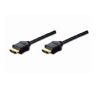 HDMI Standard connection cable type A M/M 3.0m w/Ethernet Full HD gold bl AK-330114-030-S