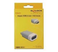 Hdmi To Vga Adapter Delock 65472 White NUEVO