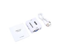 HDMI to VGA Converter with Audio VGA to HDMI Converter HDMI Adapter for Notebook Xbox360 DVD PS3 PC HD 1080P TV Box Projector