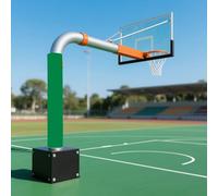 HDMOZUYT Acolchado Envolvente para Postes de Baloncesto, protección para Jugadores, 1,8 m de Alto, para Exteriores, con Cierre de fijación, para áreas de Juego/canchas Deportivas (diámetro Verde