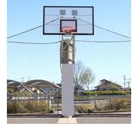 HDMOZUYT Almohadilla Redonda para Poste de Baloncesto de 1,8 m de Alto, Almohadilla Cuadrada para columnas de Interior y Exterior con Fijaciones, Cubierta Decorativa para pilares para Todo Tipo