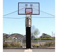 HDMOZUYT Almohadilla Redonda para Poste de Baloncesto de 1,8 m de Alto, para Exteriores e Interiores, Cuadrada, con Fijaciones, para Todo Tipo de Clima, Decorativa para Parques Infantiles, garaj