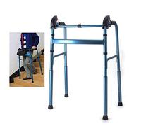 HDMOZUYT Marco ligero plegable de aluminio, andador estándar para subir escaleras, ayuda a la movilidad para ancianos