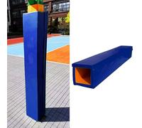 HDMOZUYT Protector para Postes de Baloncesto, Protector Cuadrado para Postes de 4x4 a 8x8, Barrera Protectora para gimnasios y garajes, con Cobertura Total, 8x8 Pulgadas (Poste Azul de 6"x6" (15