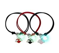 HDOYTXXM 3 piezas/set pulsera de perlas tejida a mano amor luna estrella gato hermanas novela ajustable, talla única, como se describe