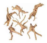 HDOYTXXM 4-6 Pulgadas Le Aquarium Wood Decor Decoraciones Paquete de 6 Ramas Variadas de Madera Natural para Acuario Adorno de Hábitat de Reptiles para Peces para Decoración de Tanques