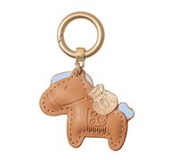 HDOYTXXM Accesorio de del llavero del caballo de la historieta de que trae llavero de