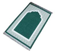 HDOYTXXM Alfombra de oración con patrón árabe, tapete con borlas para Hombres, Mujeres y niños, Alfombra para oración con Actividades religiosas