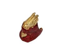 HDOYTXXM Aro de grupo abierto orientado a Conure valiente Acabado artístico en forma de gota de aceite Tamaño flexible Joyería de única para día a día Conure de flores Lujo modificable Arte Dedo
