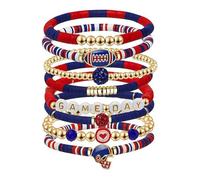 HDOYTXXM Balón de fútbol deportivo apilable - tono suave, 7 colores, diseño ligero para deportistas y ropa casual, pulsera deportiva multicolor, talla única, como se describe