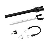 HDOYTXXM Barcos, protectores de espejo, absorbente, lado exterior del barco, soporte de montaje del motor, soporte de motor, fijación, asiento, duradero, protector de espejo ajustable