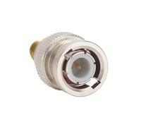 HDOYTXXM BNC Conector de Señal Adaptador Macho Hembra BNC Cabezal de Conversión Con Adaptador de Construcción Metálica