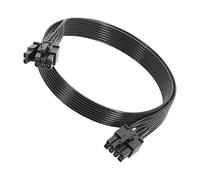 HDOYTXXM Cable de alimentación PCIE GPU de 100 cm, 8 pines a 6 + 2 pines para suministro de GPU con terminales U, Cable modulares de de alimentación