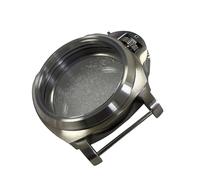 HDOYTXXM Caja de reloj de acero inoxidable de 44 mm para varios movimientos, reparación y mantenimiento accesorios con cubiertas de cristal, carcasa impermeable, All Sand